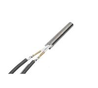 DC24V 36V Cartridge Heater Rod Low Voltage 50MM 60MM Single Head Heating Element SS304 8/10/12MM Dia 2Pcs(8x60mm 36V 100W)