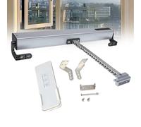 DC24V Automatic Window Opener with Remote & Rain Sensor - 400mm Stroke Electric Chain Actuator for Skylights, Casement, Top/Bottom Hung Windows, Tension Force 600N,400mm