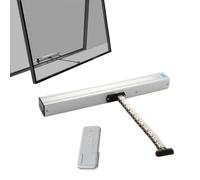 DC24V Electric Window Opener with Remote Control 400mm Stroke 600 Torque Rain Sensor for Skylight Greenhouse & Roof Vent - Automatic Chain Actuator