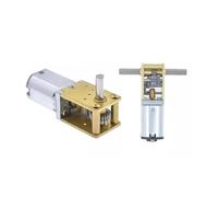 DC3V 6V 12V N20-1218 N20 Gear electronic starter Single/Dual/Long Shaft 4RPM-381RPM Slow Speed High Torque WormAll Metal gearbox electronic starter RUAJOGYNVM(B 7RPM-27RPM_LONG SHAFT)