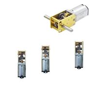 DC3V 6V 12V N20-1218 N20 Gear Motor Single/Dual/Long Shaft 4RPM-381RPM Slow Speed High Torque WormAll Metal Gearbox Motor(C 13RPM-53RPM_Dual Shaft)