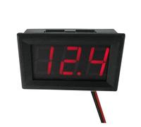 DC4.5V-30V Digital Voltmeter Waterproof Inch Voltage Tester LED Display