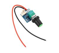 DC5-12V Manual 4-Wire PWM Fan Speed Controller with Knob Switch Fan Speed Regulation and Noise Reduction Fan Governor Module(Type 1)