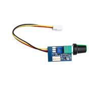 DC5-12V Manual 4-Wire PWM Fan Speed Controller with Knob Switch Fan Speed Regulation and Noise Reduction Fan Governor Module(Type 4)