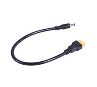 DC5.5x2.1mm/DC 5.5x2.5mm Connector Cable 30cm Female Ends for Solar Panel and Remote Control Toy Power Supply