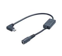 DC5.5x2.1mm Female to Type C Male 5V3A Charging Cable for Routers Camera Phone Driving Record with Protections Direct Current to Type C Adapter Cable