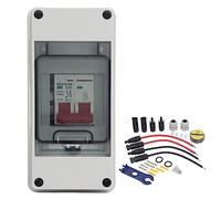 DC500V Photovoltaic Electrical Isolator Switch, PV DC Disconnect Switch with IP65 Rating, 1 - String Solar DC Load Isolation Switch for Outdoor Rooftop, RV & Off - Grid (20A)