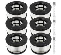DC5151H Replacement High Efficiency Filter for Dewalt DC5151H DC515 DCV517 DCV517B Wet Dry Vacuum, Washable Reusable Vacuum Filter 6 Pack