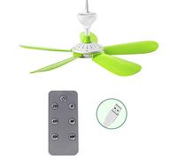 DC5V 5W USB Adjustable Remote Control Timing Camping Fan 3 Gears Tent Ceiling Fan For Home Outdoor Bed Desk Usb