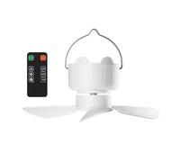 DC5V Ceiling Mount Fan 3Quiet Gears Remote Controlled Timer Function for Tent Outdoor Versatilitys Use Ceiling Fan with Remotes Control