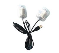 DC5V USB Vibrating Dual Motors 3 Speed Regulator Massage Device Frog Breeding Vibration electronic starter Waist Belt Parts with 1.1m Cable ICXLPMC