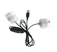 DC5V USB Vibrating Dual Motors 3 Speed Regulator Massage Device Frog Breeding Vibration electronic starter Waist Belt Parts with 1.1m Cable MQXFCZUX