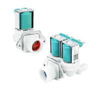 DC62-30312J & DC62-30314K Washer Cold and Hot Side Water Valve Set，Compatible For Samsung，Compatible For Kenmore Washer Parts