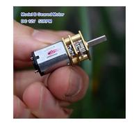 DC6V 12V N20 Geared electronic starter Precision All-steel Gear Box Quiet High Torque 50-74RPM Slow Speed For Smart Car Shaft Length 10mm ICXLPMC(Model A Gear Motor)