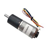 DC6V12V24V Planetary Geared electronic starter With Encoder Reversible Adjustable Speed And Speed-measuring electronic starter IINKUEYK(12v 48rpm 10kgf.cm,Shaft Diameter 4MM)