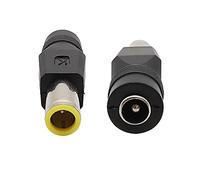DC7909 8mm Male to DC 5.5mm Female Connectors Adapter for Jackery Explorer Rockpal Bluetti Milin Votman and more Portable Backup Power Station Battery Pack Solar Generators