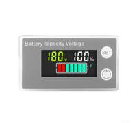 DC8 100V Adjustable LCD Electricity Meter Perfectly Suited for Various Applications (Colorful)