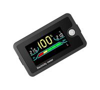 DC8-100V Electricity Meter Digital LCD Display Car Battery Charging Levels Indicators Leads Acid Lithiums Voltmeter Power Meter Display