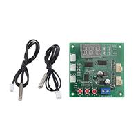 DC8-60V 2 Channel PWM 4-Wire Fan Temperature Controller Speed Governor Display Module, PWM Driver Module Internal Fans Components for PC Fan/Alarm