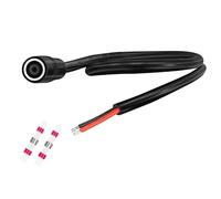 DC8020 Power Pigtails Cable, 1FT DC 8.0mm x 2.0mm Female Plug to Bare Wire Open End Power Wire Supply Repair Cable with Wire Connector for Portable Power Station