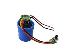 DC9-12V/7-24V Brushless Turbo Fan Motor with Speed Governor, 100000RPM High Speed Aluminum Alloy Impeller Ducted Brushless Fan Motor (12V Type3)