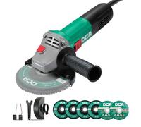 DCA Angle Grinder 115mm, 860W Corded Electric Grinder Tool, 11800 RPM