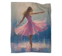 DCABEIOOE Ballet Dance 3D Printed Blanket Cushion Blanket Modern Bedroom Decor 50x60inch(127x152cm)
