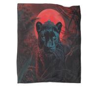 DCABEIOOE Black Panther 3D Printed Blanket Cushion Blanket Soft Warm Bedding for Bed Couch Video Games Comforter Cover for Kid Teens Boys And Girls Man 60x80inch(150x200cm)