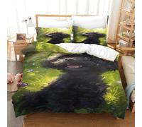 DCABEIOOE Cockapoo 3D Printed Cover Set Bedding Gaming Bedding Sets Single Size King（220x240cm）