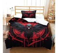 DCABEIOOE Eagle 3D Printed Printed Comforter Modern Bedroom Decor 3 Pcs Bedding Set Single(135x200cm)