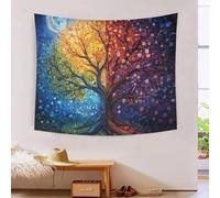 DCABEIOOE Tree of Life 3D Printing Tapestry for Living Room Bedroom Decorations Wall Hanging Home Decor Poster 180cmx230cm