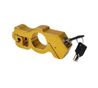 DCAJHSD Motorcycle Lock for Triumph Street Triple 765 RS,Durable Anti-theft Grip Lock Motorcycle Handlebar Throttle Brake Lock Motorcycle Accessories,Yellow