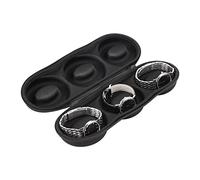 Dcaknri 1/2/3 Slots Watch Dislpay EVA Travel Watch Storage Case with Zipper Cushion Jewelry Storage Box for Men Women
