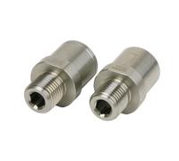 Dcaknri 1 Pair Bicycles Pedal Extenders Stainless Steel Bike Pedal Extensions For Enhanced Cycling Comforting And Performances