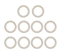 Dcaknri 10Pcs Bicycles Pedal Spacer Cranks Cycling Bike Rings Washer Replacement Stainless Steels Pedal Washer Spacer Enduring