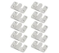 Dcaknri 10pcs Quick Installation Stainless Steel Wall Hook Easy Installation Hanging Buckles for Furniture Picture Frame Multipurpose Stainless Steel Hook