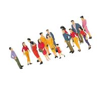 Dcaknri 25PCS Random Minaiture People Figures Assorted Poses for Urbans Dioramas Train Layouts and Creative Projects Colorful Figures City Scene