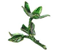 Dcaknri 3D Engraveds Rose Crystals Globes Holder Sphere Pedestals Display Stand for Romantics Ambiances Rose Crystals Balls Stand