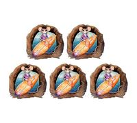 Dcaknri 5/10Pcs/set Interesting Scaredy Hole 3D Wall Sticker Realistic Decor Decal Kid Room Classroom Home Bedroom Wall Stickers for Girls Bedroom