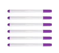 Dcaknri 6Pcs Automatic Fading Fabric Pen Air Erasable 1mm or 0.5mm Marker for Sewing Marking Project Water Soluble Pen