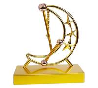 Dcaknri Administrator Desk Scientist Swing with Against Tip Base for Creative Thinking Encouragement and Modern Interior Accent Slanted Base Dynamic Art