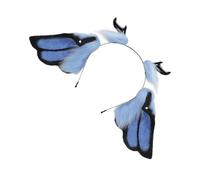 Dcaknri Bendable Devil Horn Hairband Realistic Faux Furs Fantasy Creature Animal Ear Costume Headwear Party Accessory For Adult Halloween Costume Accessories For Adult