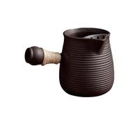 Dcaknri Ceramic Stove Teapot Traditional Aesthetic 350ml Teas Maker Kettle with Side Handle for Home Brewing Boiling Party Teapot