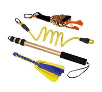 Dcaknri Compacts Portable Retractable Pet Toy Stick Adjustable From 44cm to 132cm Includes Carry Bag and Extendable Dog Toy
