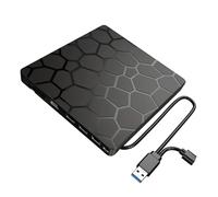 Dcaknri External Disc Drives Disc Burners Drives with Quick Load for Travel Computer Need Burning Drive