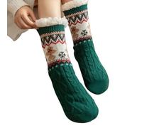 Dcaknri Festival Acrylic Floor Socks Winter Warmth Sleepwear Nonslip Design Christmas Home Decoration For Cold Days Family Indoor Floor Socks