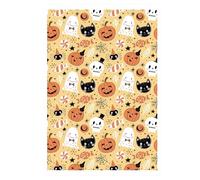 Dcaknri Halloween Pumpkins Skull Clay Transfer Paper For Jewelry Making Water Soluble Clay Transfer Paper Clay Transfer Sheets