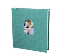Dcaknri Home,Arched Front Window 10inch Photo Album 40 Pockets Thick Cardboards Pages Writing Space for Wide Compatible Photos