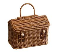 Dcaknri Ideal Party Supplies Gift Basket Woven Craft for Social Gatherings Birthday Presents and Creating Warm Atmospheres Storage Basket