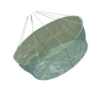 Dcaknri Large Open Mouth Foldable Fishing Net Durability Nylons Meshes with Baits Bag for Efficient Catching in Rivers Lake Pond Compacts Travel Fishing Landing Net